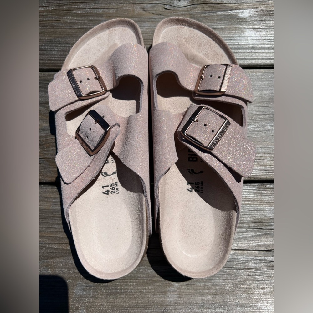 Size 41 Light Rose Birkenstocks